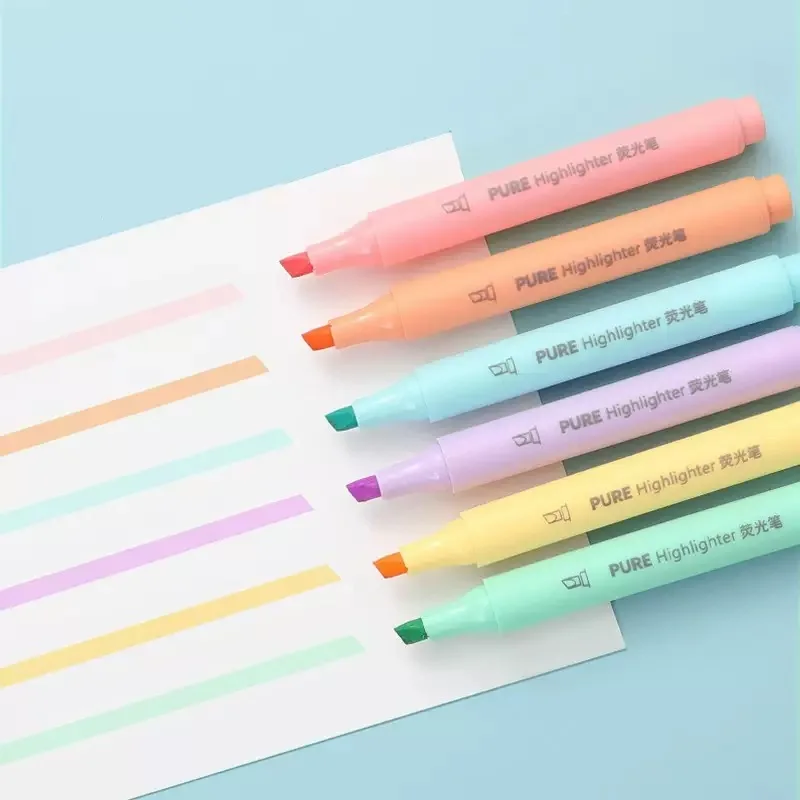 Rotuladores fluorescentes pastel estilo macaron para dibujo infantil - imagen 3