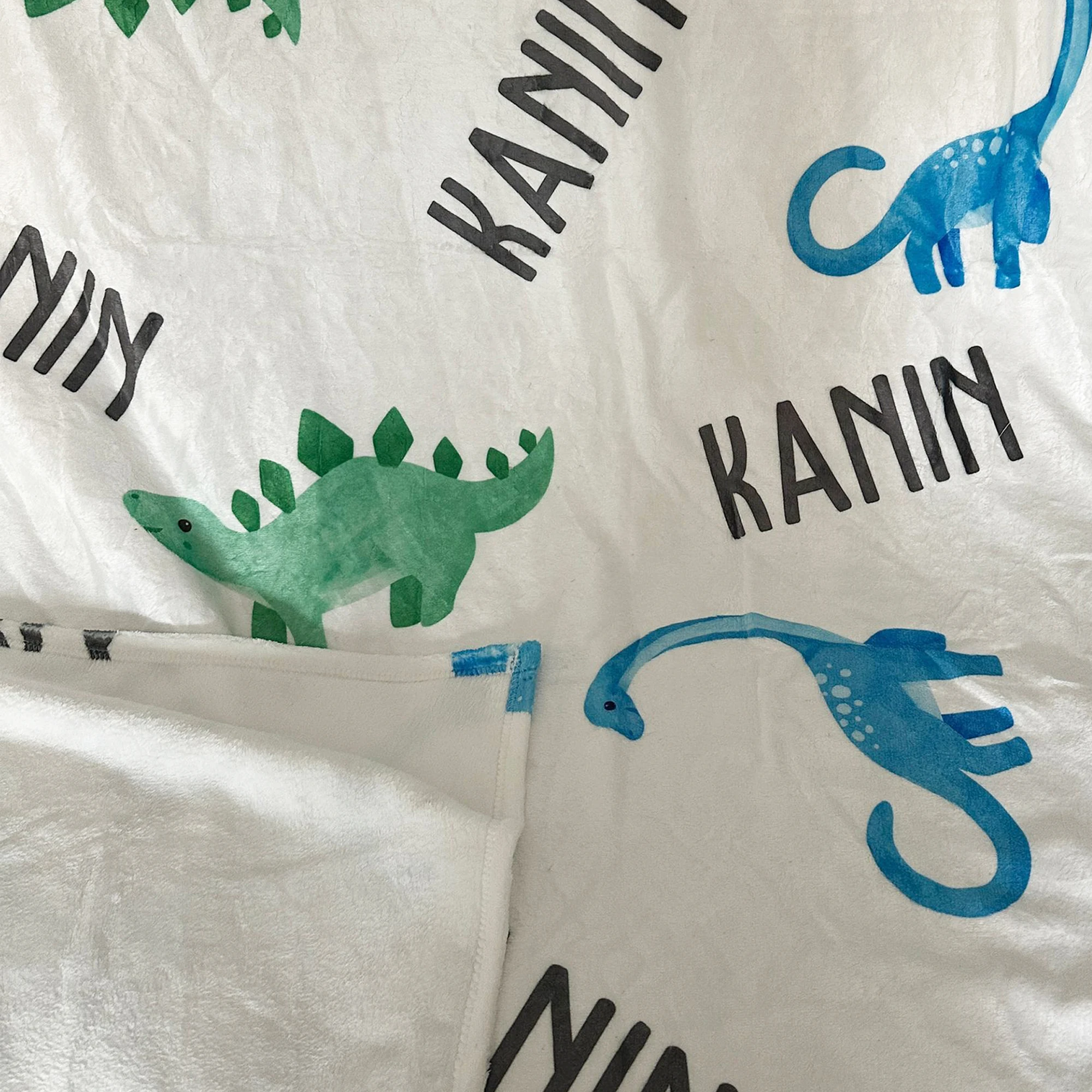 Juego de cuna infantil con dinosaurios – Personalizado para baby shower - imagen 5
