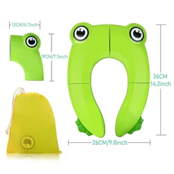 Asiento orinal portátil bebé silicona antideslizante para viaje