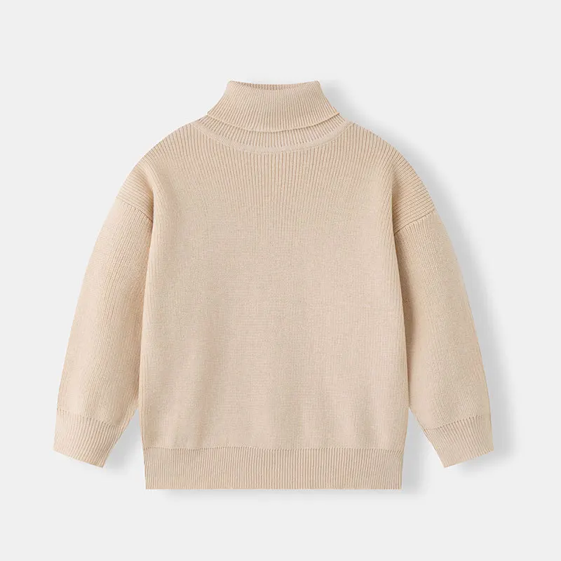 Jersey de punto cuello alto cálido para niños en invierno - imagen 5