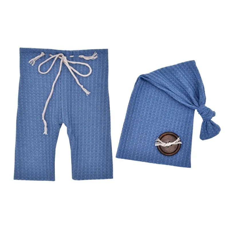 Conjunto para recién nacido de punto con gorro cola larga - imagen 4