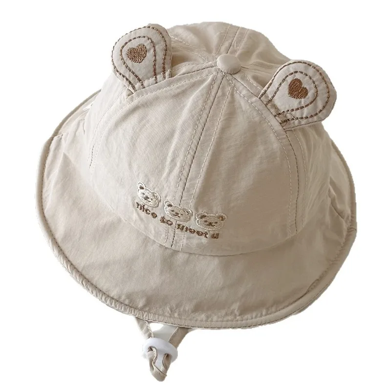 Sombrero de pescador bebé orejas de animales secado rápido - imagen 2