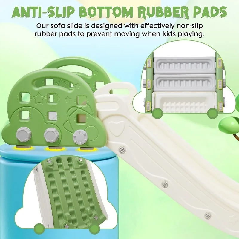 Tobogán infantil de interior ajustable para sofá y cama - imagen 4