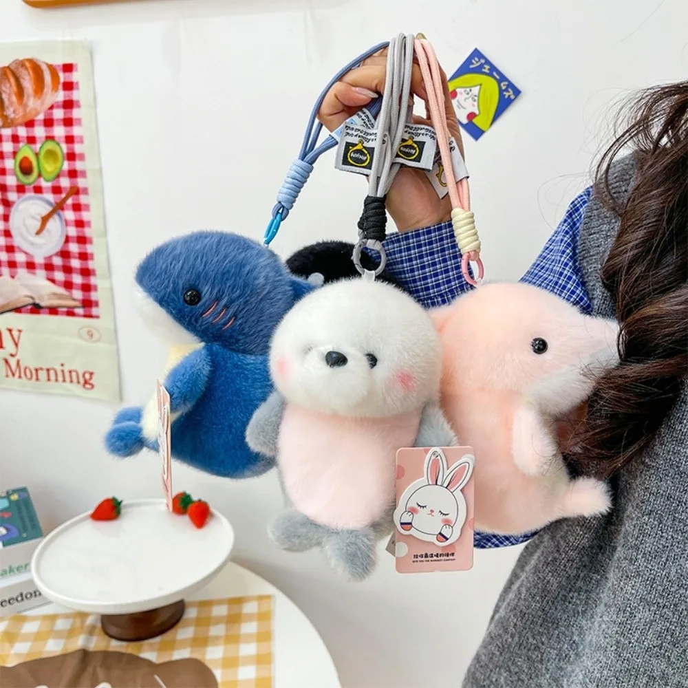 Llavero infantil de peluche marino con delfín y orca para niñas - imagen 5