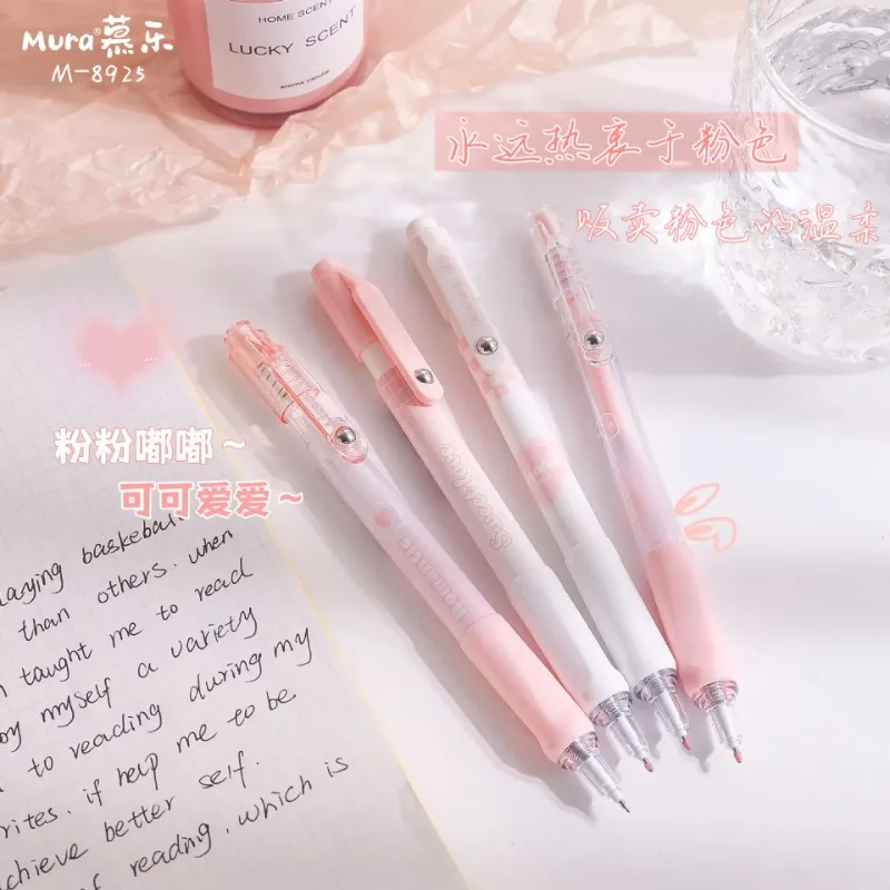 Kawaii Bolígrafos neutros de gel automáticos tinta negra para niños - imagen 4