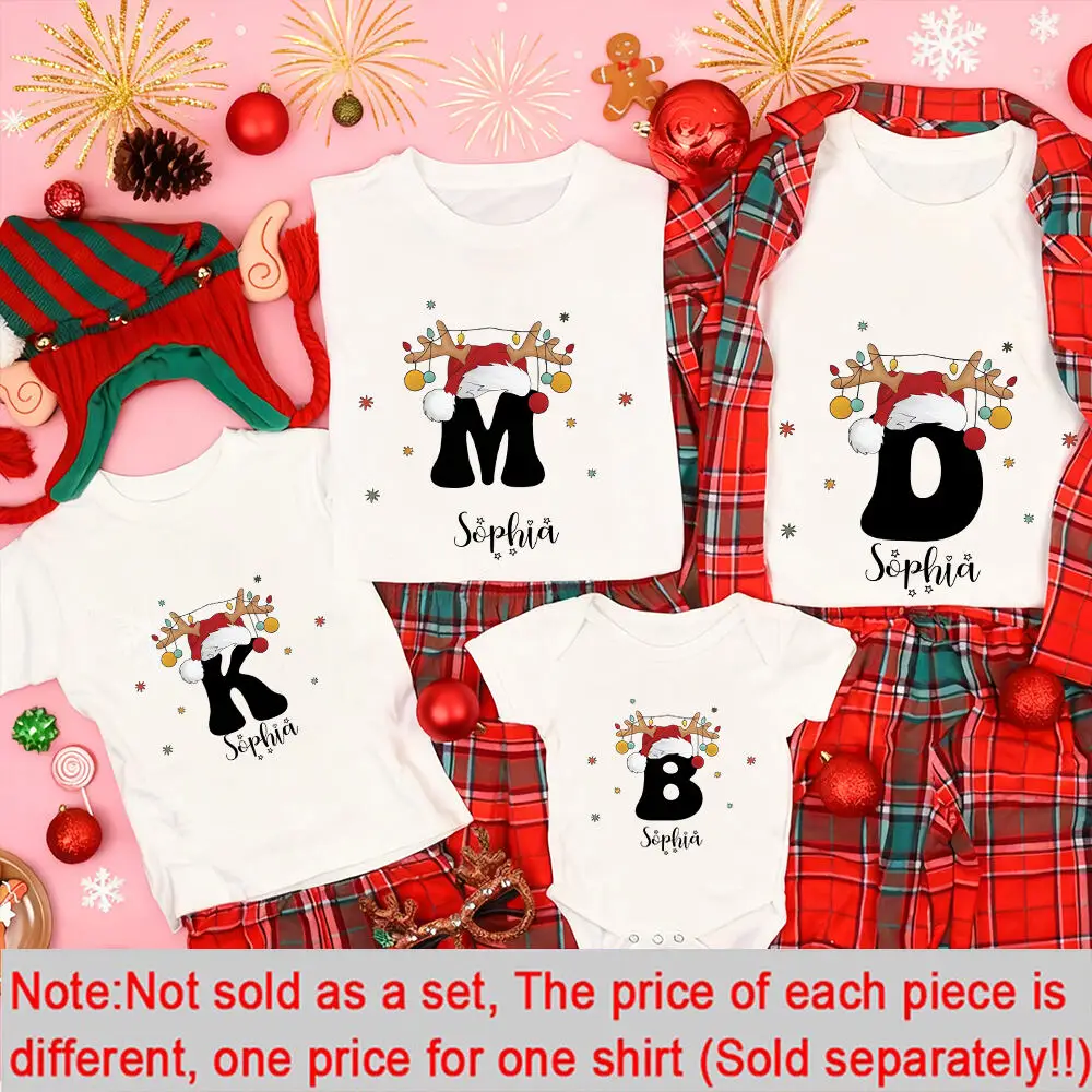 Camiseta navideña en modelo infantil