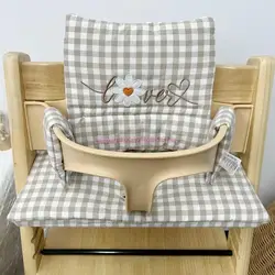 Cojín para silla comedor con estampado de flores