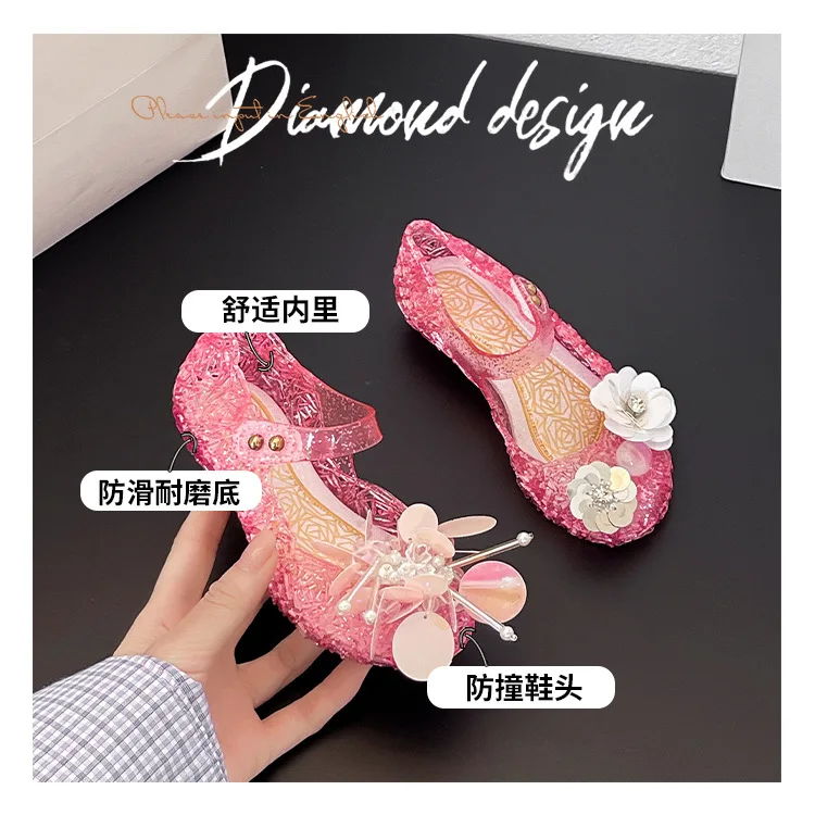 Zapatos de niña con diseño de flor