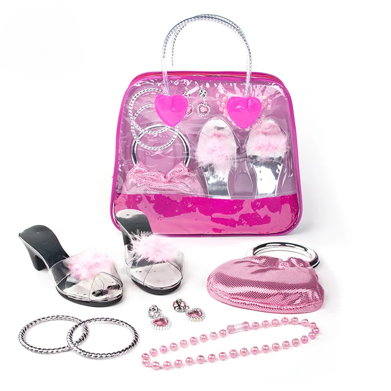 Juego de rol princesa con joyería y maquillaje para niñas - imagen 5