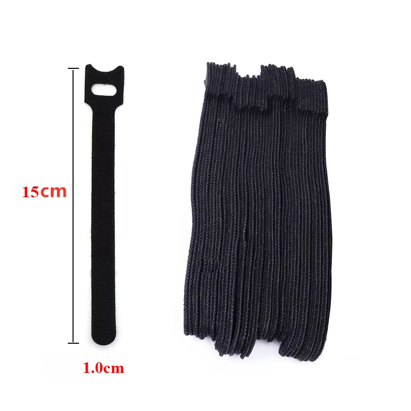 Ordenador y cables ordenados — ejemplo 7