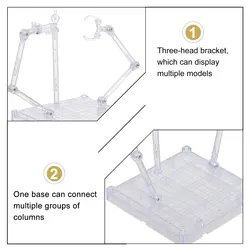 Soporte ajustable de alta resistencia para figuras con base estable