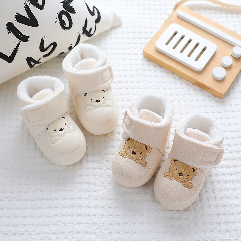 Zapatos primeros caminantes bebé suaves de algodón con dibujos - imagen 4