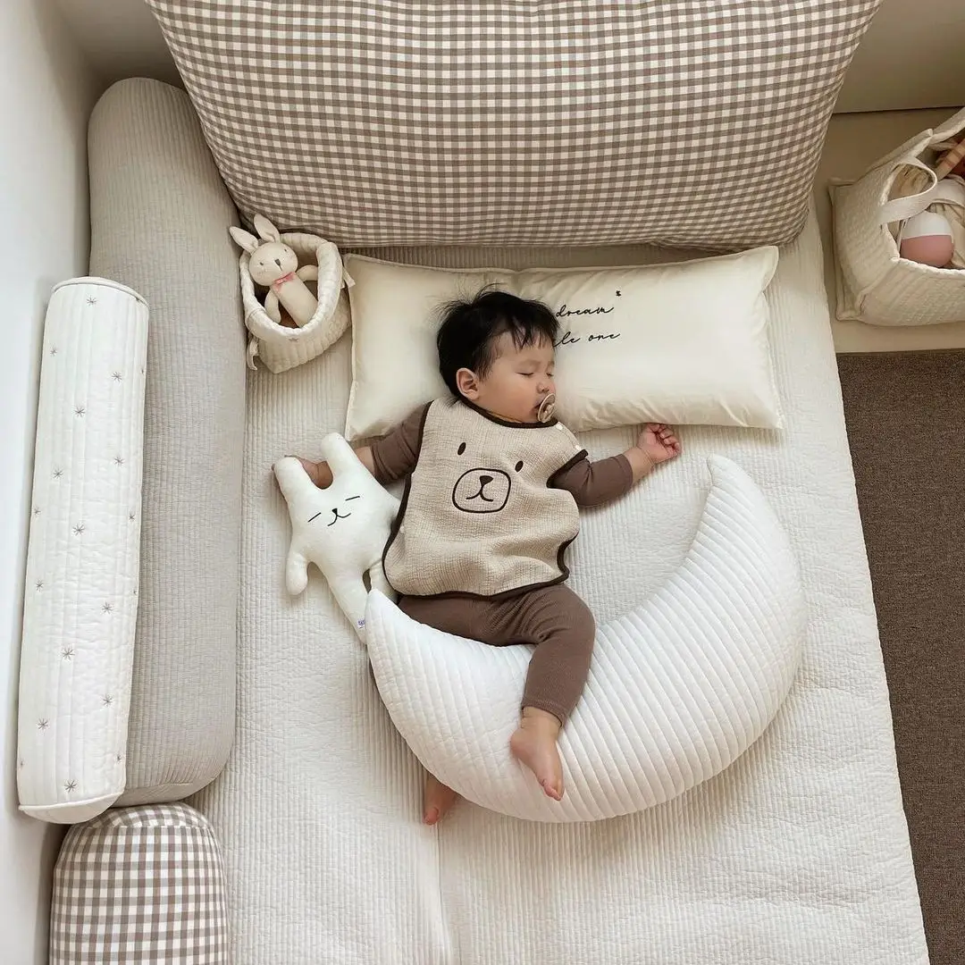Almohada de Lactancia Bebé Diseño Oso – Algodón Suave para Recién Nacidos - imagen 3