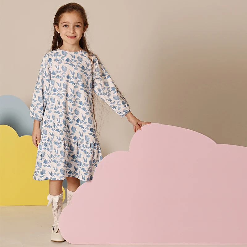 Conjunto infantil azul elegante para verano – Camisa de vestir y pants - imagen 3
