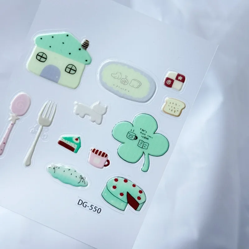 Pegatinas de gatos estilo coreano INS para manualidades DIY - imagen 2