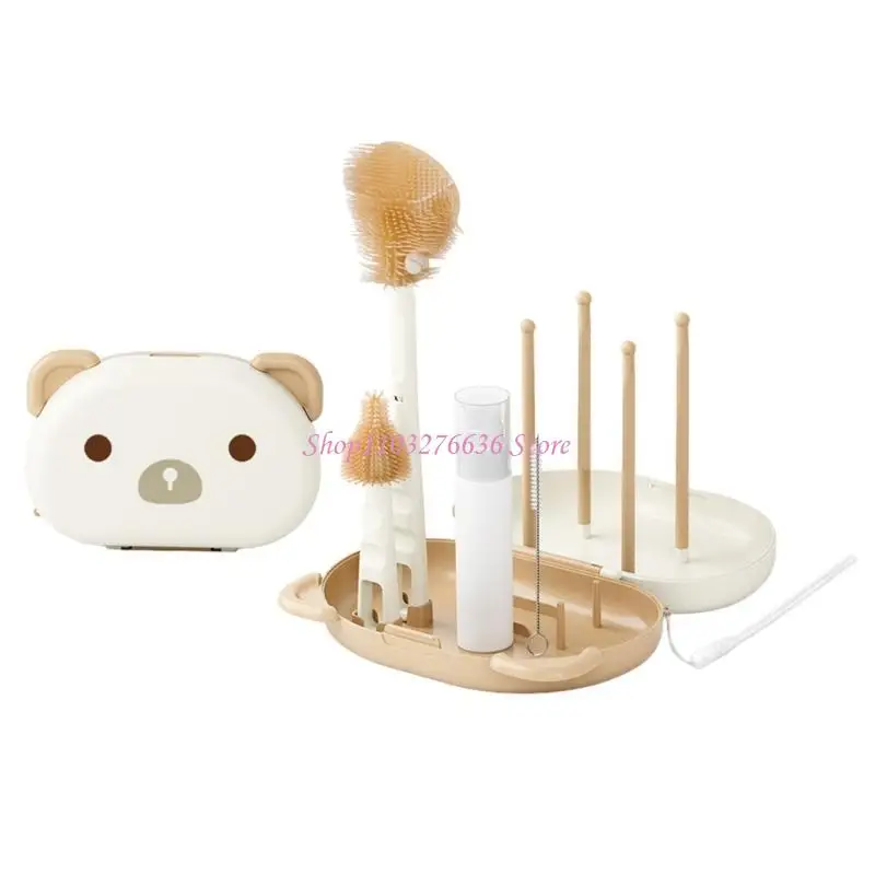 Set de cepillos para biberones y accesorios