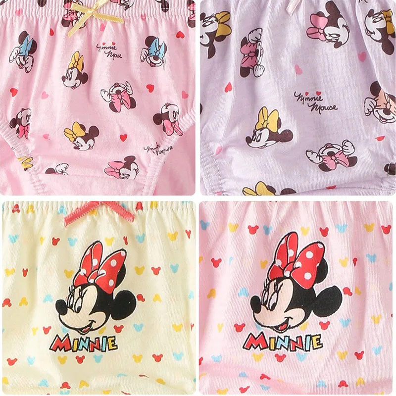Pack de bragas infantiles con diseño Minnie