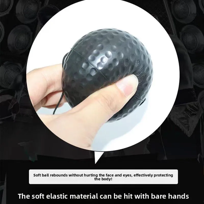 Pelota de boxeo montada en la cabeza para niños, juguete - imagen 4