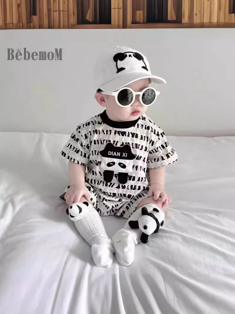Somenie Mono de Verano para Bebés con Letras Estampadas Ligero - imagen 2