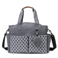 Bolso de pañales grande moderno y elegante, cómodo