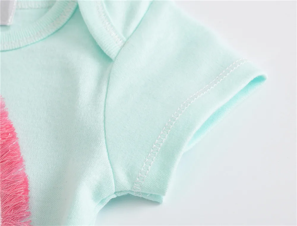 KavAdapters conjunto de verano bebé niña algodón con diseño Nairobi - imagen 4