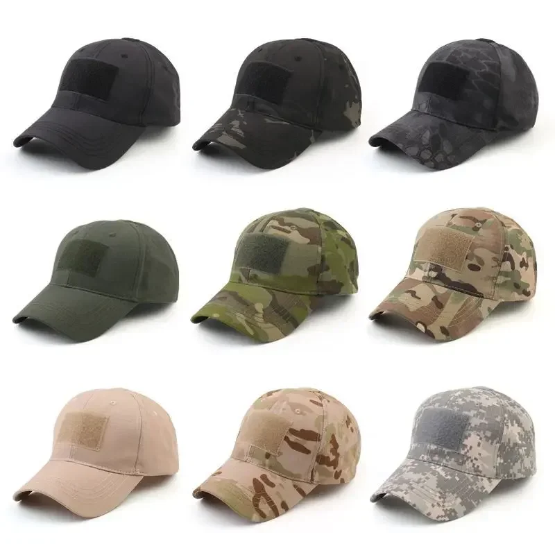 Gorra infantil protección solar modelo táctico camuflaje