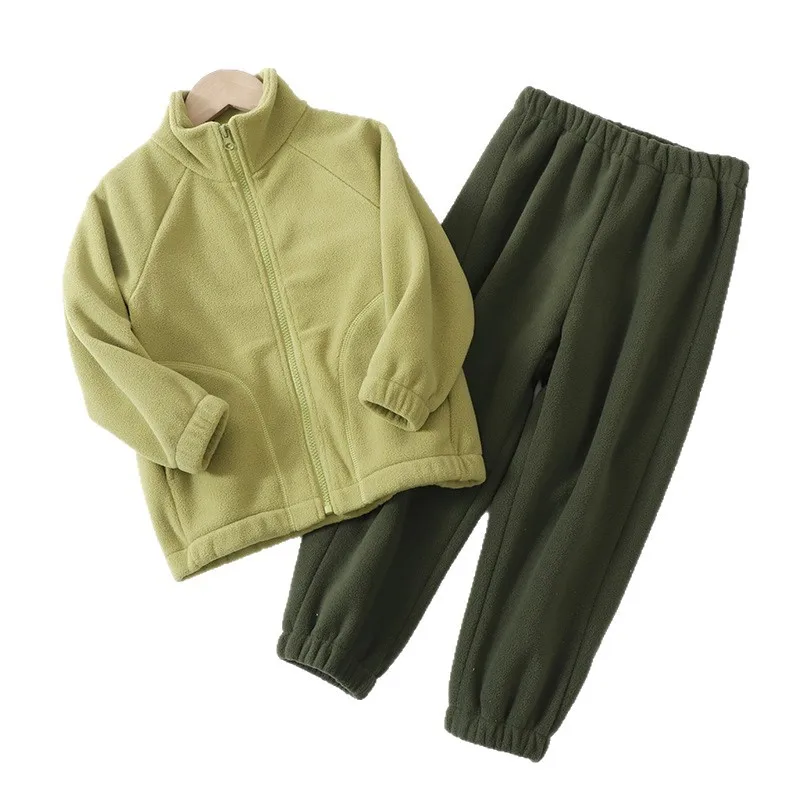 Conjunto polar infantil con chaqueta y pantalón - imagen 5