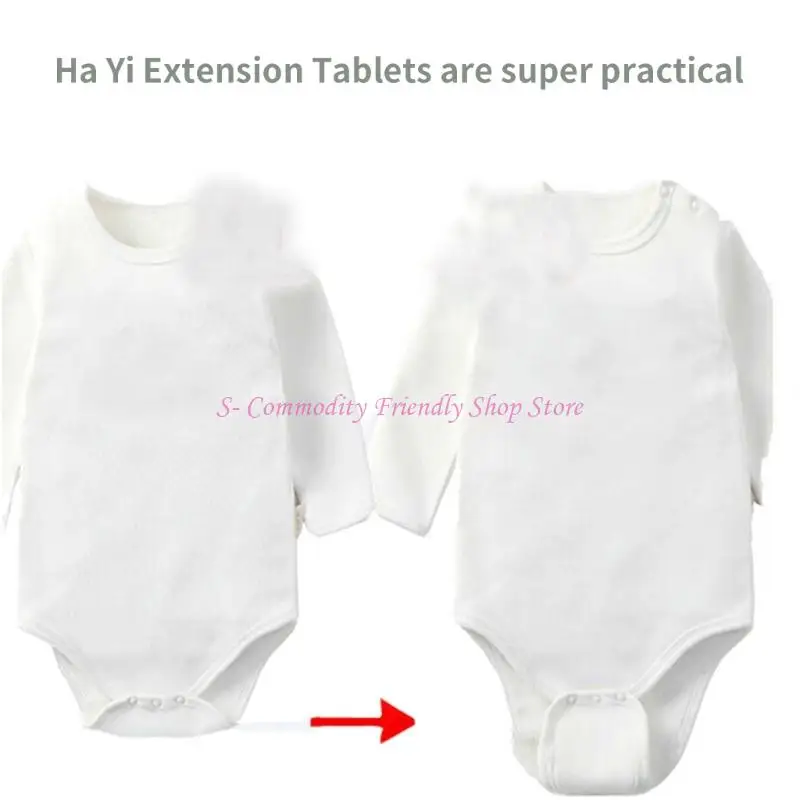 Extensor de entrepierna ajustable para mamelucos y pañales cómodo