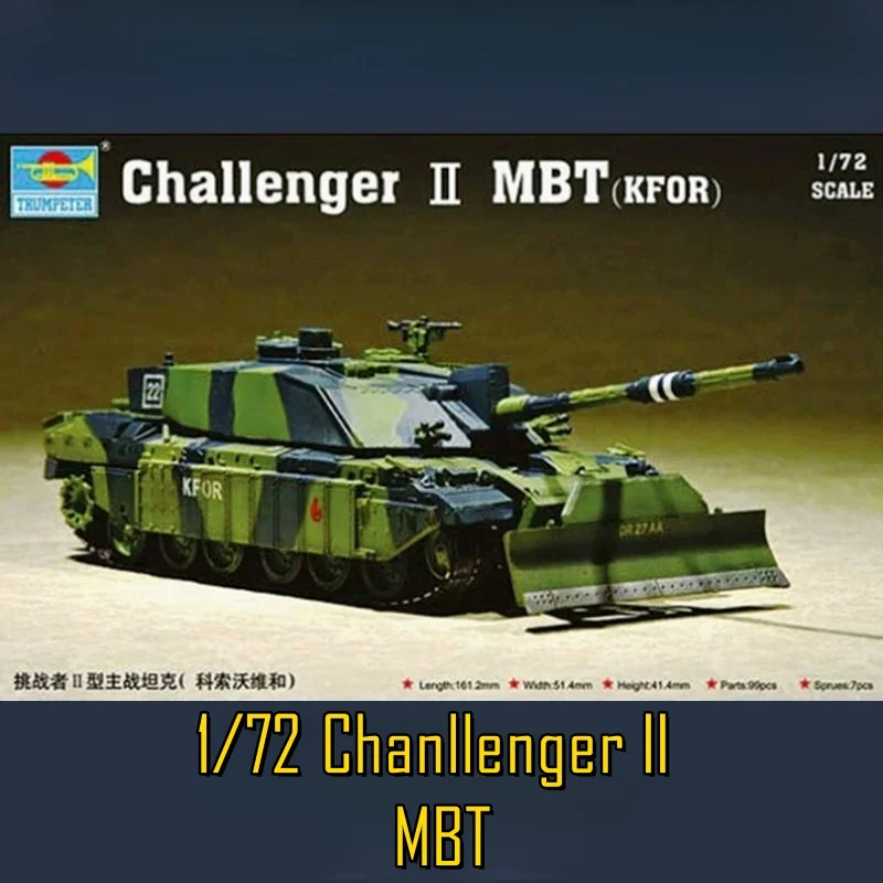 TRUMPETER Challenger II, tanque a escala para montar modelo de plástico