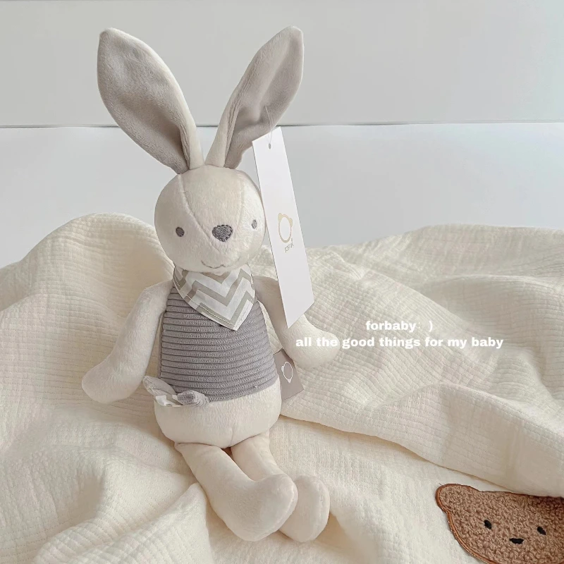 Peluche calmante para bebé conejito masticable y compañero de dormir - imagen 4