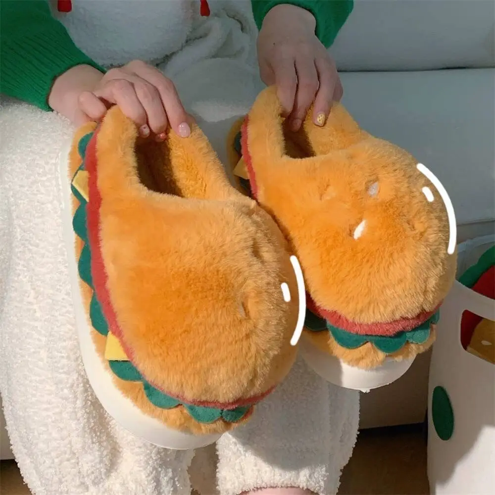 Pantuflas de felpa suaves para casa con suela gruesa – Para niñas - imagen 2