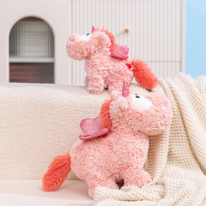 Peluche rosa suave de 18 cm