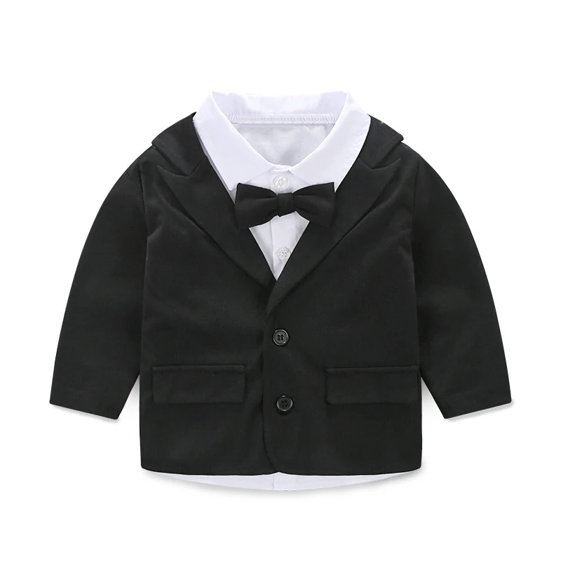 Traje bautizo negro para bebé – Primavera - imagen 4