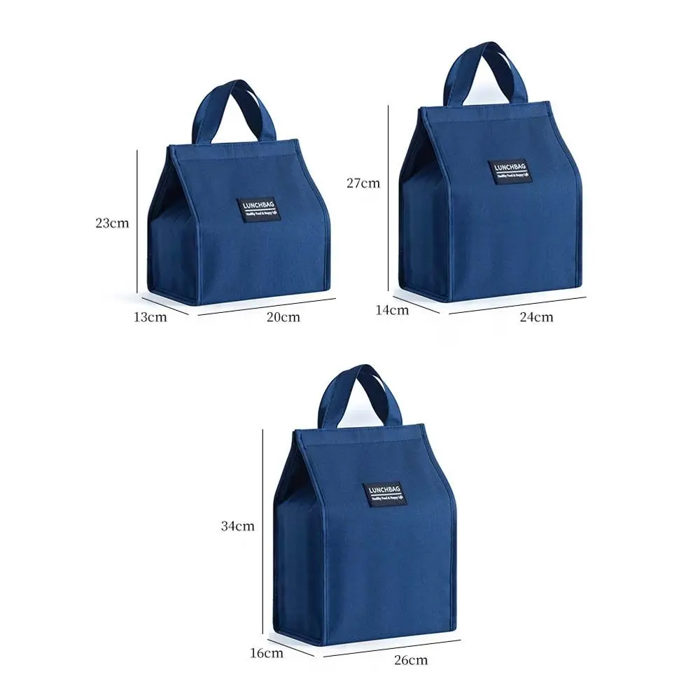 Bolsa de picnic estilo lona en uso