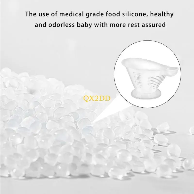 QX2D taza de alimentación de silicona suave para recién nacidos - imagen 3
