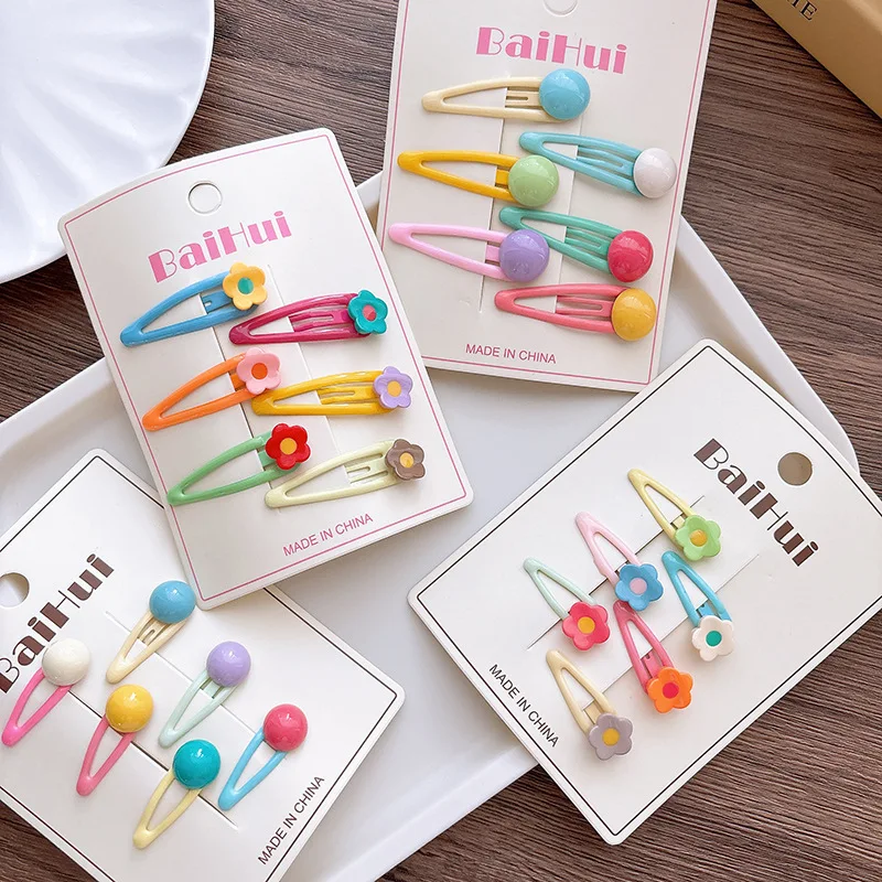 Pinzas para el pelo infantiles en forma de gota caramelo - imagen 3