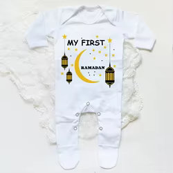 Sleepsuit bebé Ramadán estampado para recién nacido – Regalo ideal