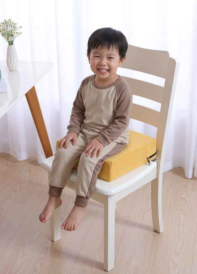 Cojín elevador de pana para silla alta infantil