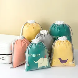 Bolsa de pañales impermeable con cordón y gran capacidad