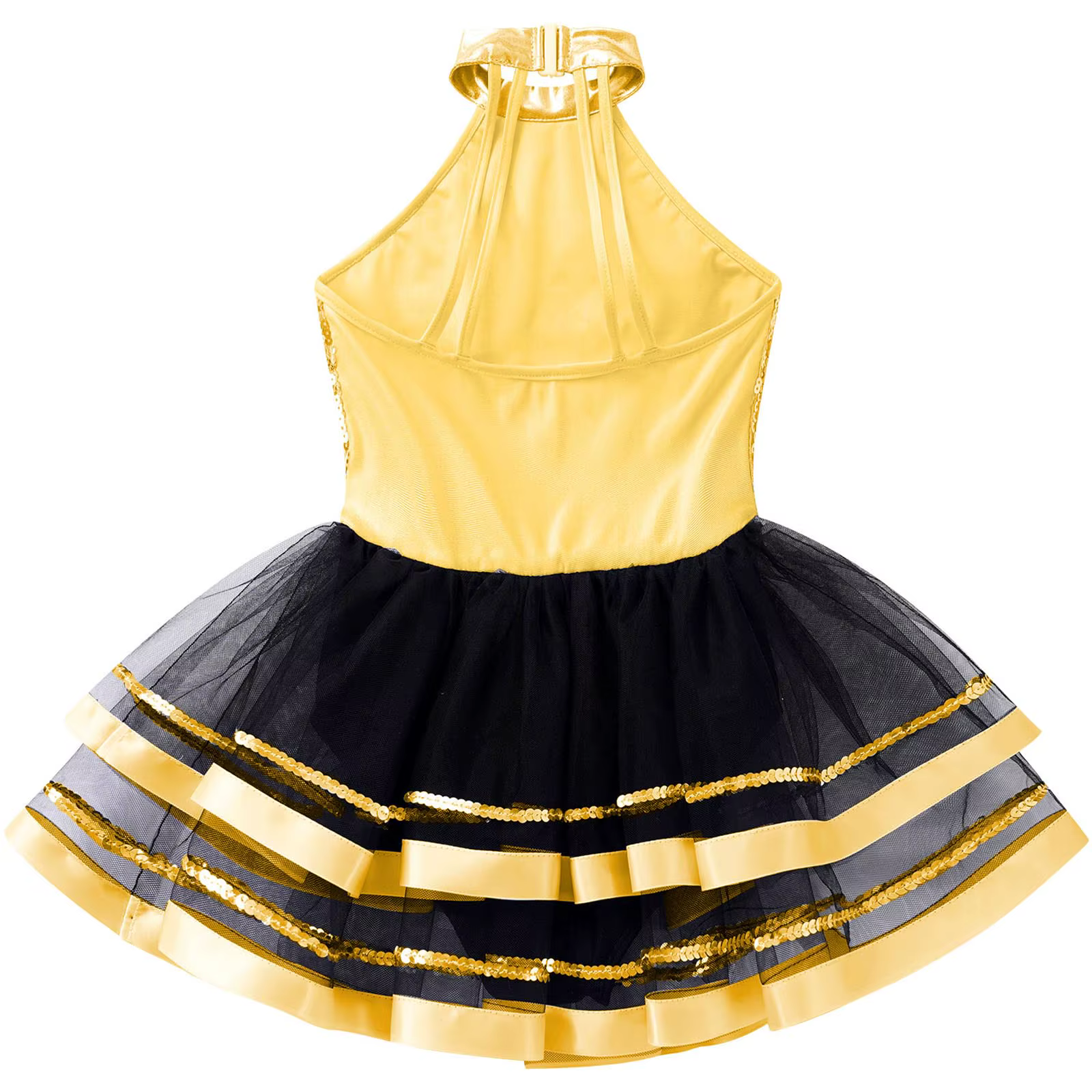 Vestido tutú de ballet con lentejuelas para niñas, de actuación - imagen 4