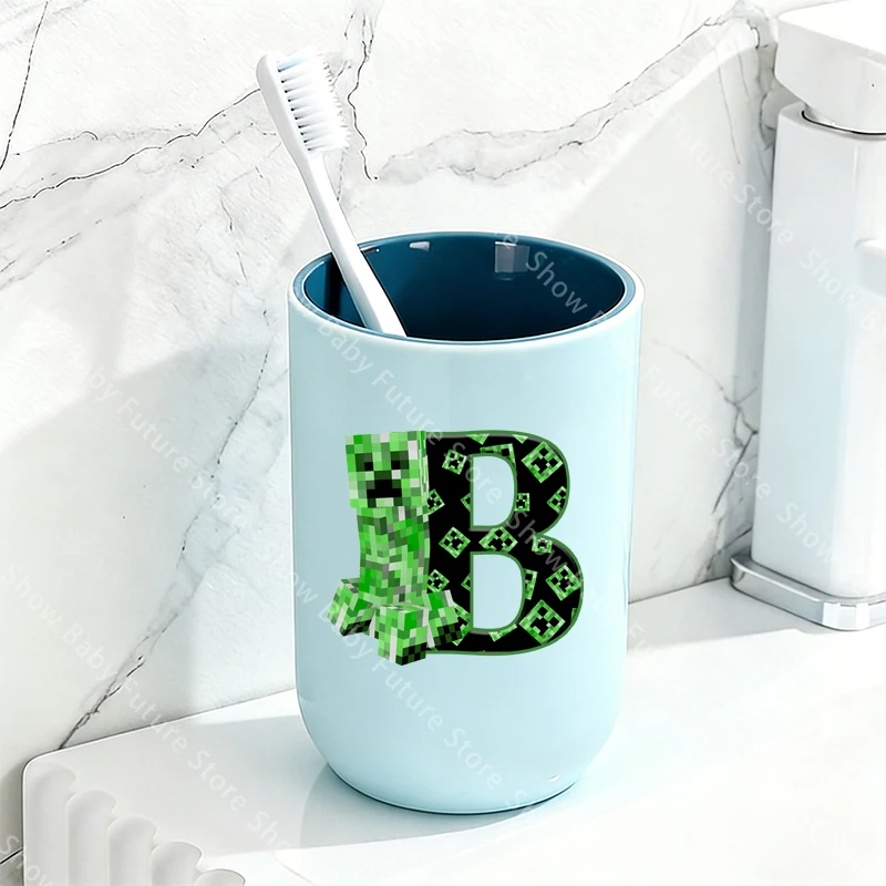 Vaso de enjuague bucal Minecraft kawaii para cepillo dental - imagen 5