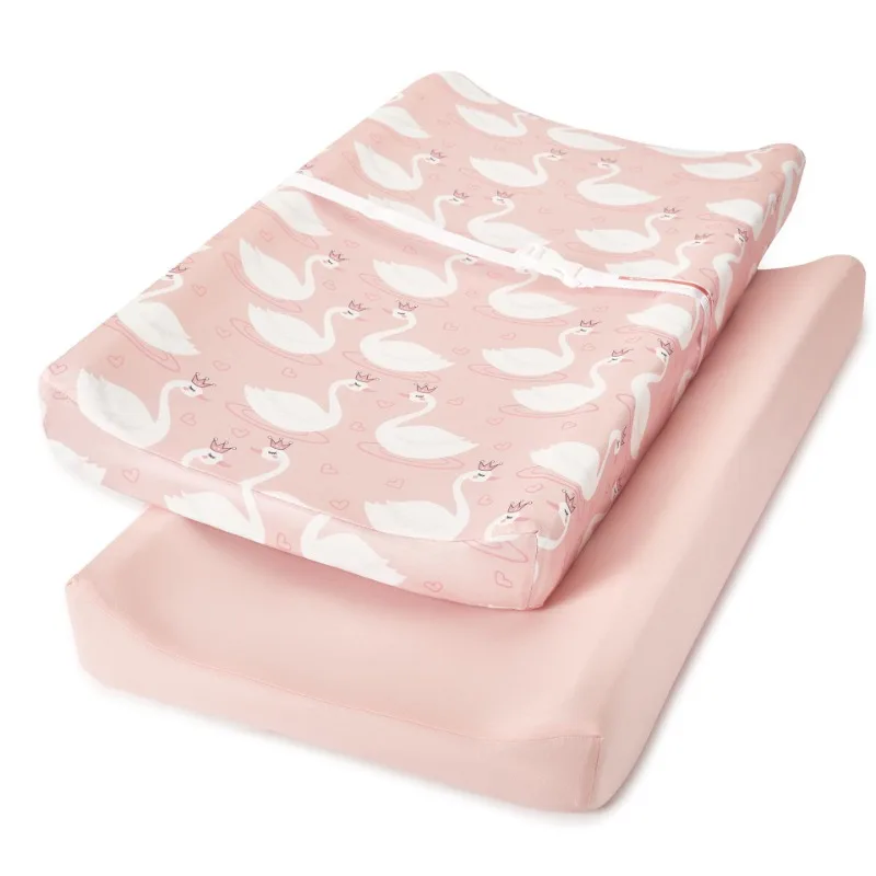 Funda cambiador bebé: sábana ajustable de algodón impermeable - imagen 4