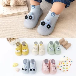 Calcetines antideslizantes de bebé con suela suave animales