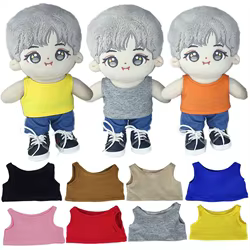 Chaleco para muñecas 10 cm - Ropa de algodón para cosplay infantil