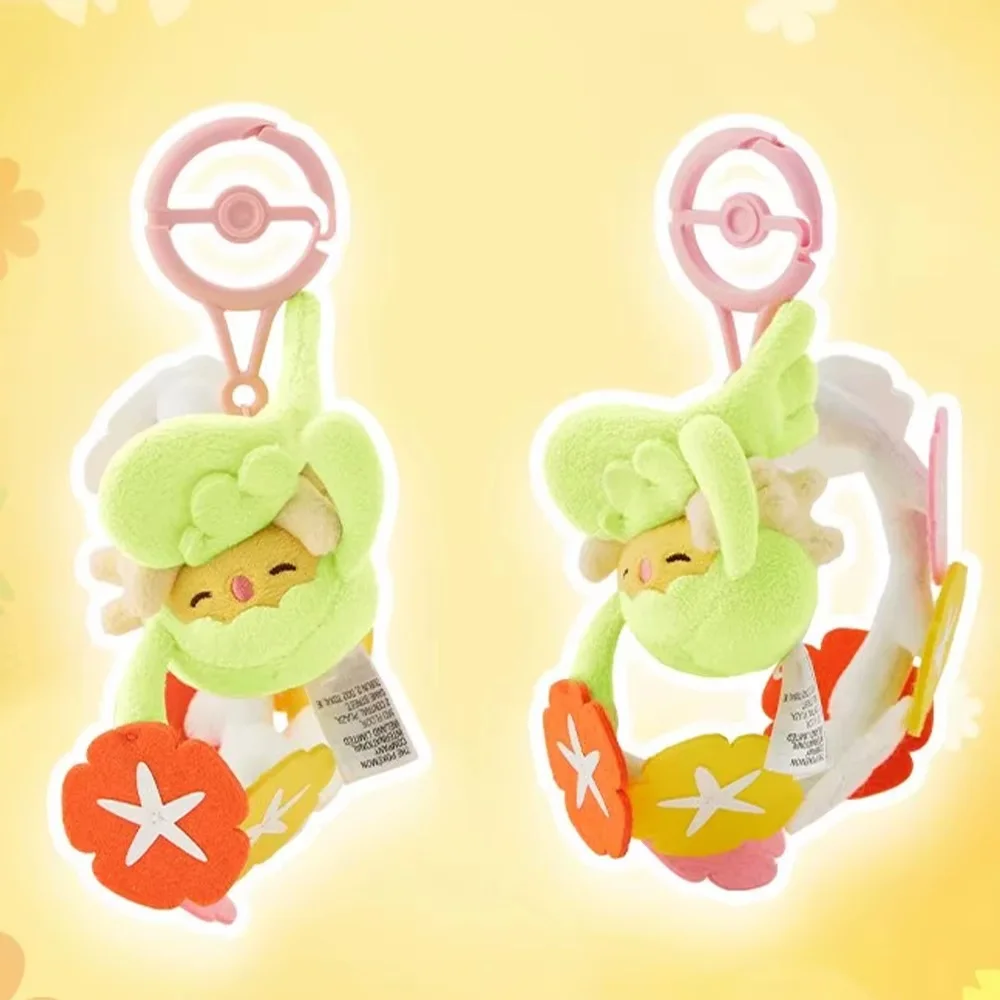 Peluche de orquídea mantis con anillo floral curativo llavero - imagen 4