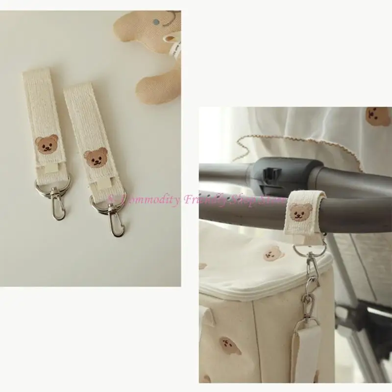 Ganchos para colgar bolsas del cochecito, duraderos infantiles - imagen 4