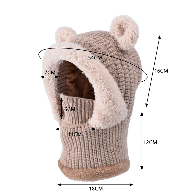 Detalle de la máscara y orejas
