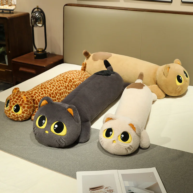 Peluche de gato grande tipo cojín suave para niños - imagen 3