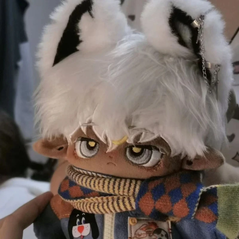 Peluche gato negro Astro de algodón suave y esponjoso