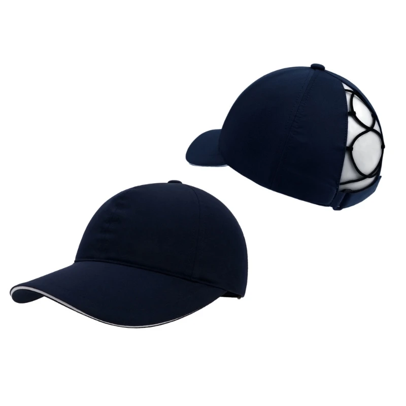 Detalle del tejido y visera de la gorra infantil